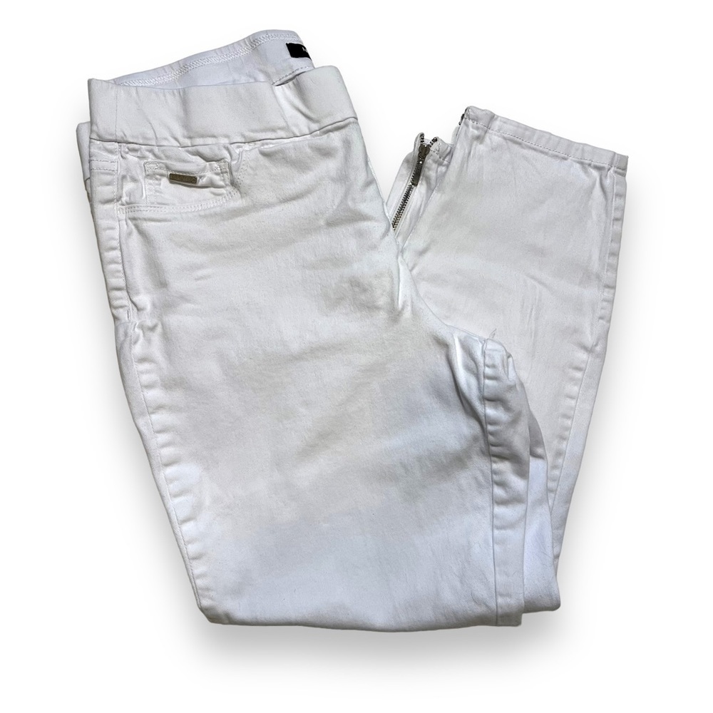 Nine West White Pants Size 12 Stretchy Summer.